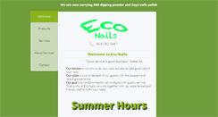 Desktop Screenshot of eco-nails.com